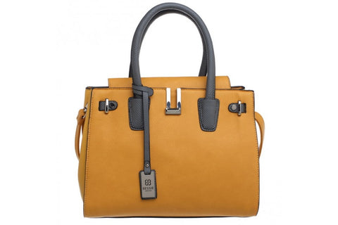 Image of Mustard Yellow Handbag - Bessie London