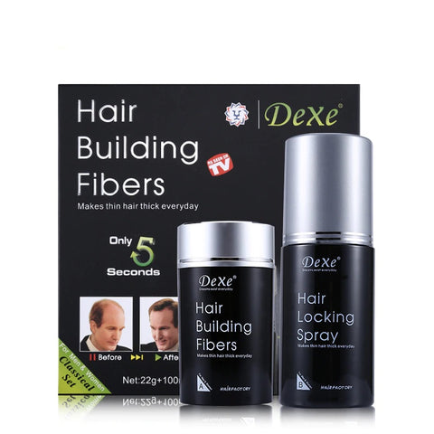 Image of Hair Fibers Keratin Building Regrowth Powder by Dexe