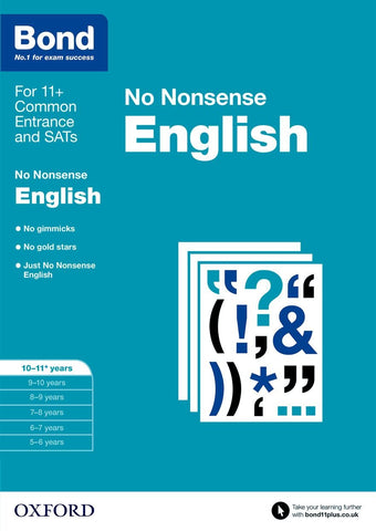 Image of Bond English No Nonsense 10-11+ years