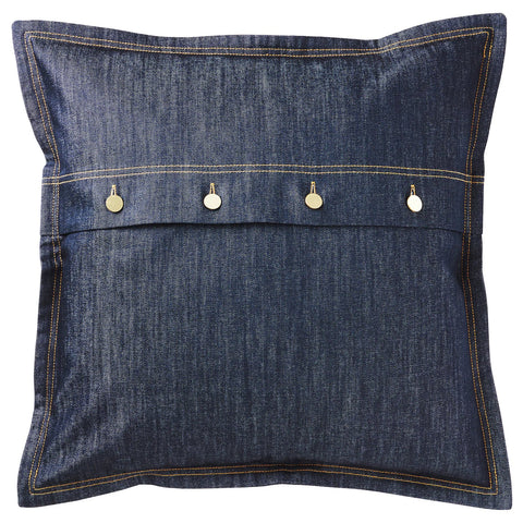 Image of SISSIL Denim Throw Pillow Cover- Ikea